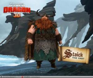 yapboz Stoick, geleneksel Viking şefi